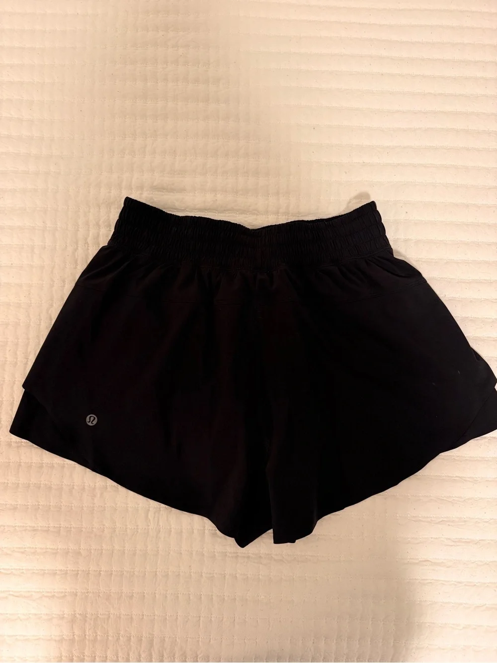 lululemon athletica Black Layered Athletic Skort Shorts